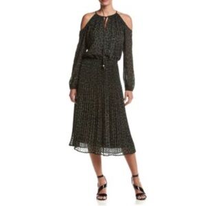 NWOT Michael kors leopard midi dress size Medium evening / daytime dress cheetah